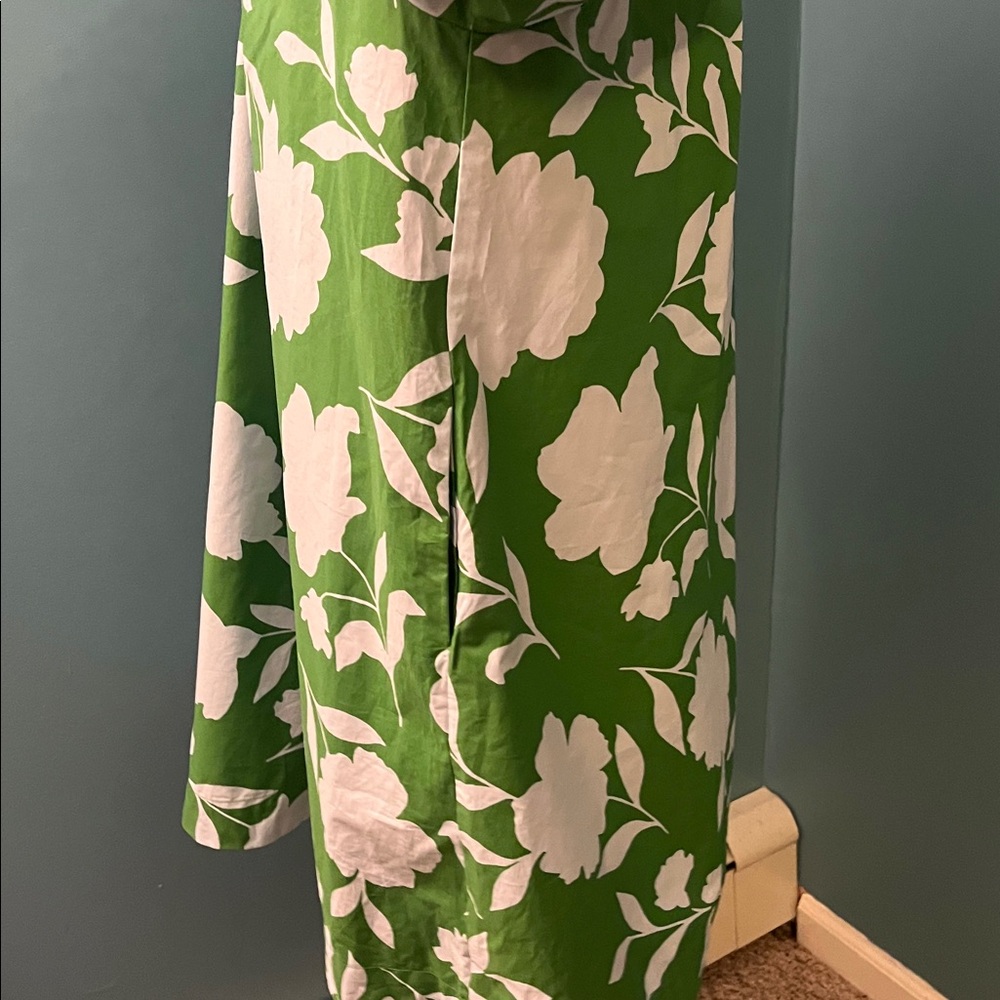 NWT Kate Spade New York x Target Poplin Long Sleeve Green Mini Dress Size Small - Picture 10 of 16